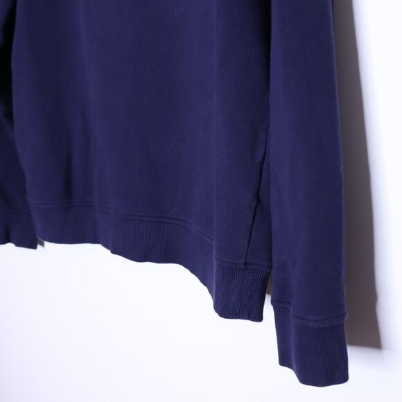 LYLE & SCOTT Crew Neck Sweatshirt Navy Blue Long Sleeve Crewneck Casual Men's Lb - Picture 8 of 14